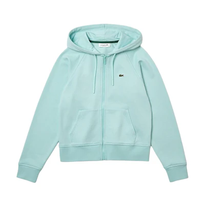 (Women) LACOSTE Mint Green Hooded Raglan Sleeve Jacket SF9213-LGF