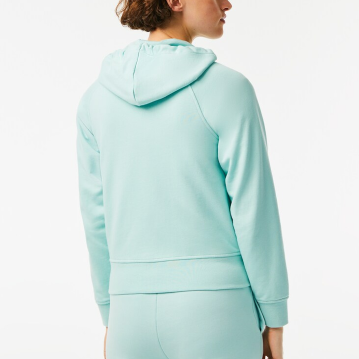 (Women) LACOSTE  Mint Green Hooded Raglan Sleeve Jacket SF9213-LGF 圖 4
