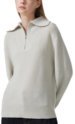 (W) LACOSTE Sweater Lengan Panjang Wol Murni Light Khaki. AF9332-BUQ Lookbook (W) LACOSTE Sweater Lengan Panjang Wol Murni Light Khaki. AF9332-BUQ