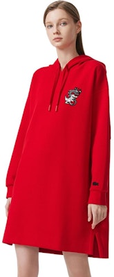 (Women) LACOSTE Red Hoodie Dress Lunar New Year Dragon Print Collection. EF5805-031-240 Shop (Women) LACOSTE Red Hoodie Dress Lunar New Year Dragon Print Collection. EF5805-031-240