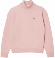(Women) LACOSTE Retro Embroidered High-Neck Sweater Light Pink AF9542-ADY (Women) LACOSTE Retro Embroidered High-Neck Sweater Light Pink AF9542-ADY
