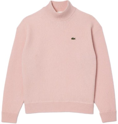 (W) ラコステ レトロ刺繍ハイネックセーター ライトピンク AF9542-ADY Order (W) ラコステ レトロ刺繍ハイネックセーター ライトピンク AF9542-ADY