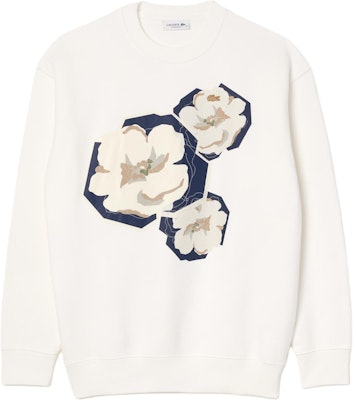 (W) LACOSTE 柔軟舒適圓領寬鬆版型衛衣 - 白色 SF4125-70V Order (W) LACOSTE 柔軟舒適圓領寬鬆版型衛衣 - 白色 SF4125-70V