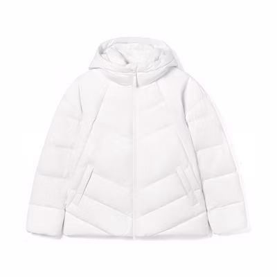 (Women) LACOSTE Solid Color Hooded Warm Down Jacket BF8544-001