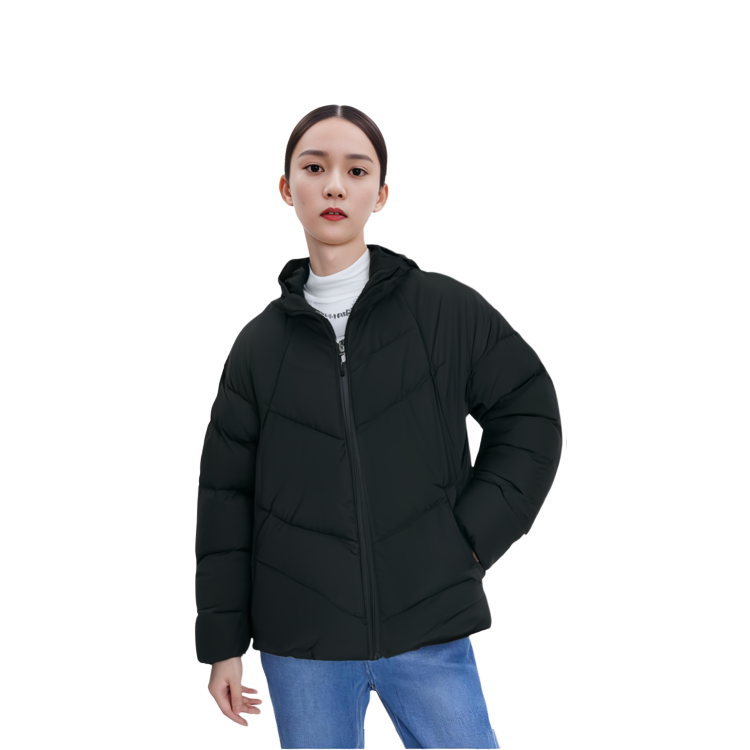(Women) LACOSTE  Solid Color Hooded Warm Down Jacket BF8544-001 圖 6