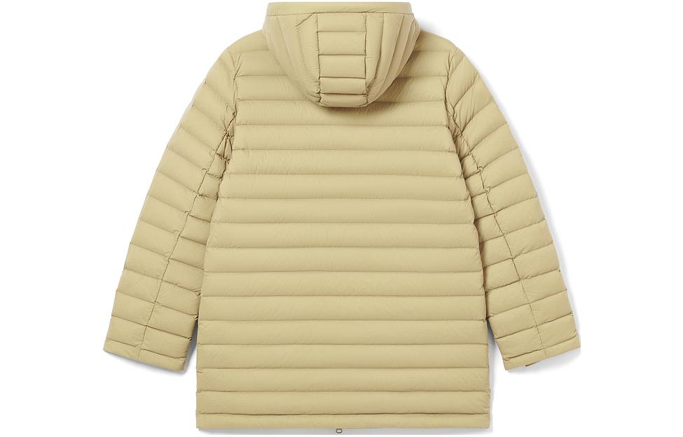 Lookbook (W) LACOSTE Hoodie Jaket Katun Warna Polos Beige. BF8543-CB8