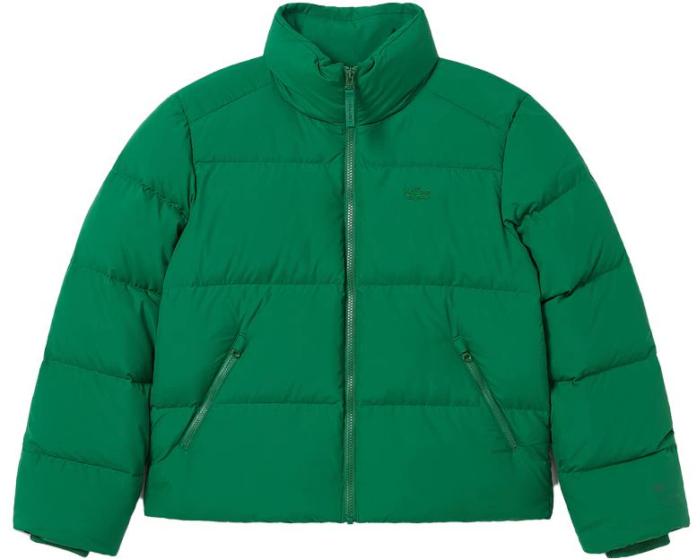 women-lacoste-solid-color-stand-collar-down-jacket-dark-green-bf-5830-cnq