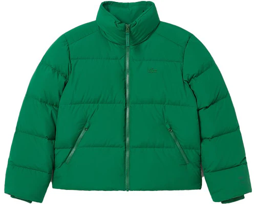 (W) LACOSTE 纯色立领羽绒夹克 - 深绿色 BF5830-CNQ Buy (W) LACOSTE 纯色立领羽绒夹克 - 深绿色 BF5830-CNQ