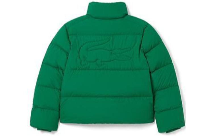 Lookbook (W) LACOSTE 纯色立领羽绒夹克 - 深绿色 BF5830-CNQ