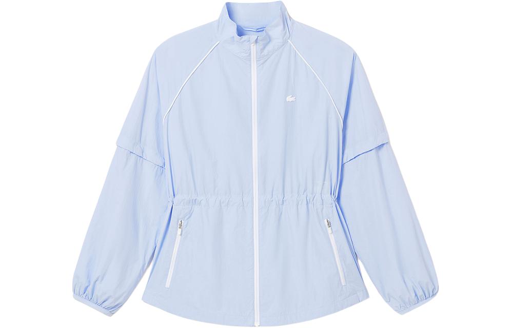 (Women) LACOSTE  Solid Color Zip-Up Jacket with Stand Collar. BF3768 圖 2