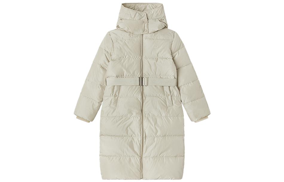 (Women) LACOSTE  Thick Hooded Down Jacket Warm Puffer Coat Solid Color. BF0518 圖 4