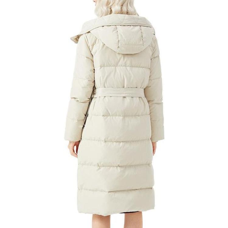 (Women) LACOSTE  Thick Hooded Down Jacket Warm Puffer Coat Solid Color. BF0518 圖 7