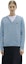 Shop (Women) LACOSTE V-Neck Long Sleeve Cashmere Sweater Snow Blue AF0402