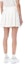 Shop (Women) LACOSTE White Solid Pleated Casual Shorts JF6414-70V