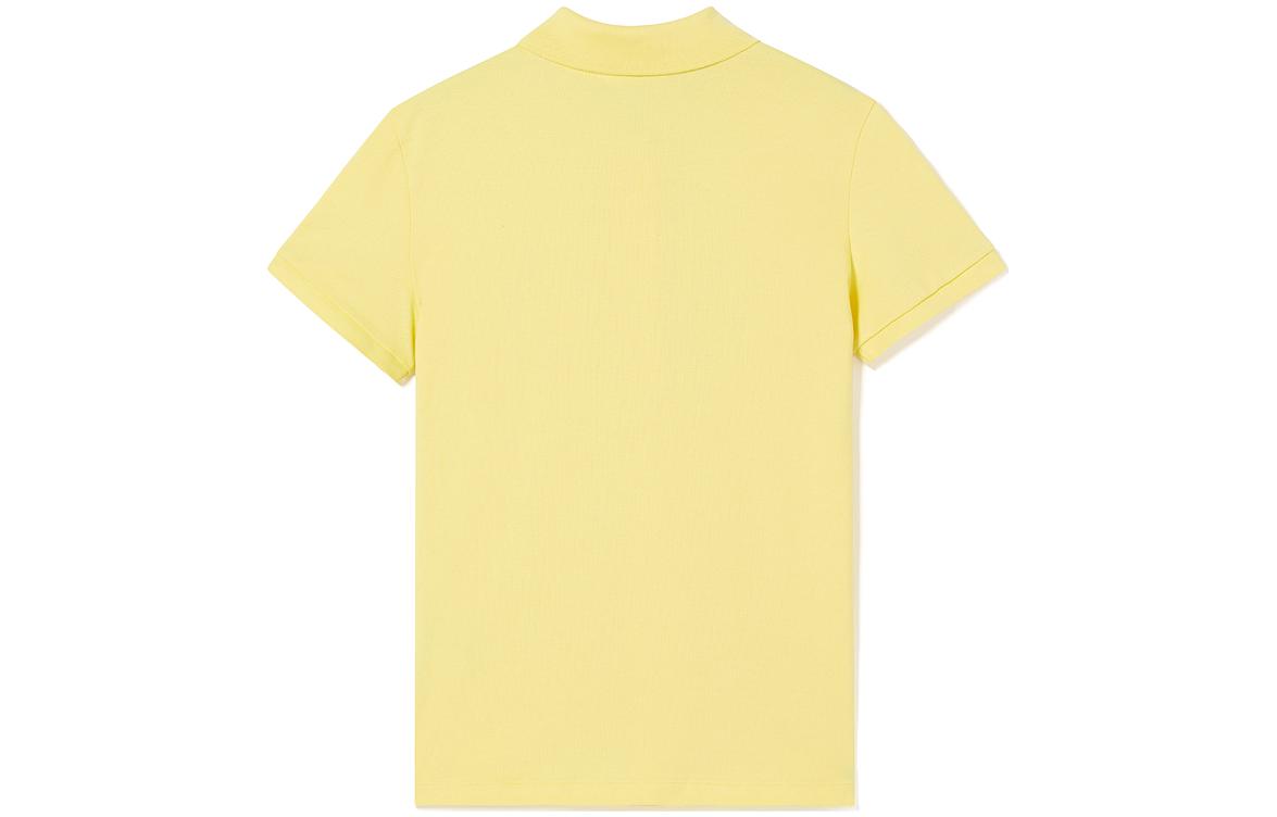 Lookbook (Women) LACOSTE  Yellow Embroidered Logo Short Sleeve Polo Shirt. PF5462-107