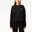 Lookbook (Women) Lacoste Black Crewneck Pullover Sweatshirt Long Sleeve SF5614-031