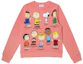 Order (Women) Lacoste Cartoon Print Crewneck Pullover Sweatshirt Pink SF8861-5MM