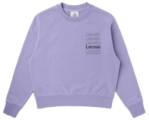 (Women) Lacoste Casual Printed Crewneck Drop Shoulder Sweatshirt Sf712100031 Purchase (Women) Lacoste Casual Printed Crewneck Drop Shoulder Sweatshirt Sf712100031
