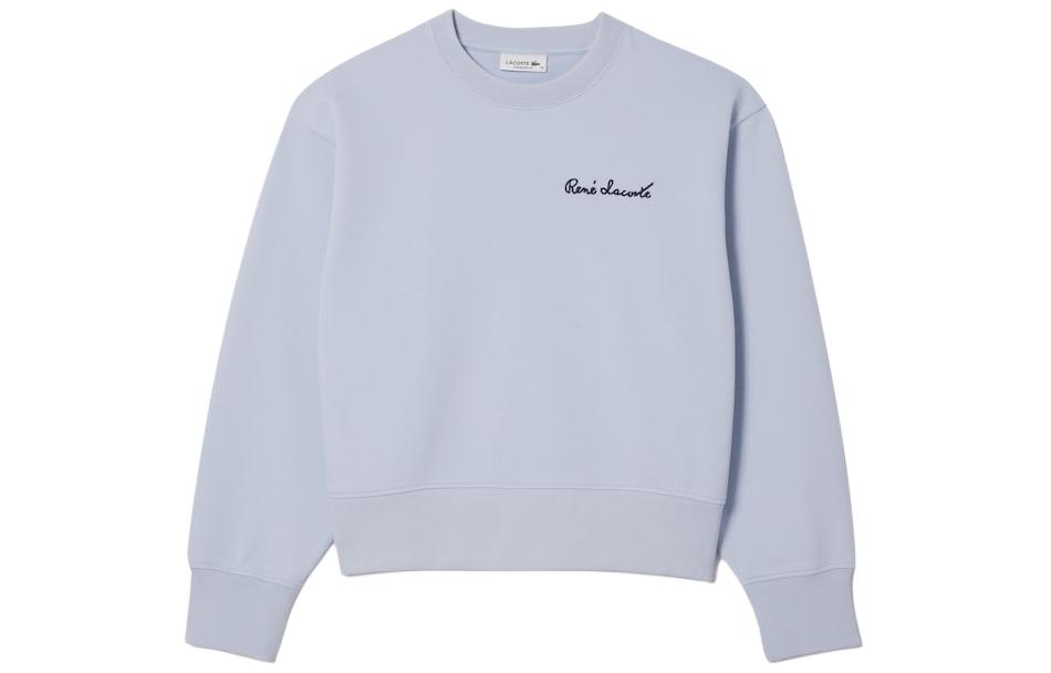 (Women) Lacoste Comfortable Classic Solid Sweatshirt Phoenix Blue SF7261-J2G