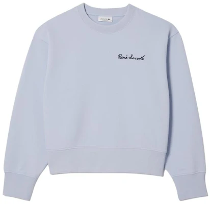 (Women) Lacoste Comfortable Classic Solid Sweatshirt Phoenix Blue SF7261-J2G Buy (Women) Lacoste Comfortable Classic Solid Sweatshirt Phoenix Blue SF7261-J2G