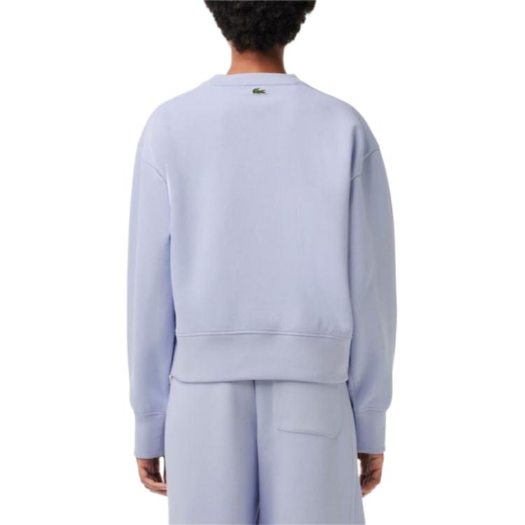 Shop (Women) Lacoste Comfortable Classic Solid Sweatshirt Phoenix Blue SF7261-J2G