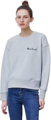 (Women) Lacoste Comfortable Classic Solid Sweatshirt Phoenix Blue SF7261-J2G Purchase (Women) Lacoste Comfortable Classic Solid Sweatshirt Phoenix Blue SF7261-J2G