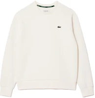 (Women) Lacoste Embroidered Logo White Crewneck Long Sleeve Sweatshirt SF834770V (Women) Lacoste Embroidered Logo White Crewneck Long Sleeve Sweatshirt SF834770V