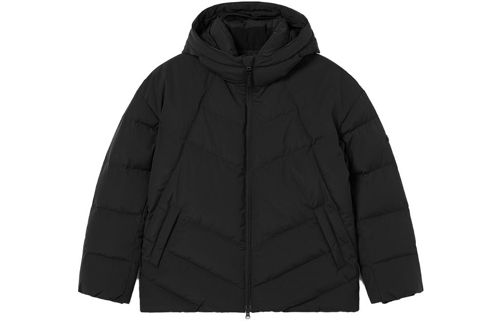 (Women) LACOSTE FW23  Black Solid Color Hooded Jacket BF8544-031 圖 2