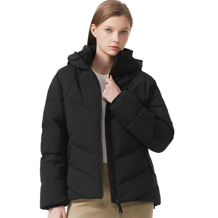 (Women) LACOSTE FW23  Black Solid Color Hooded Jacket BF8544-031 圖 5