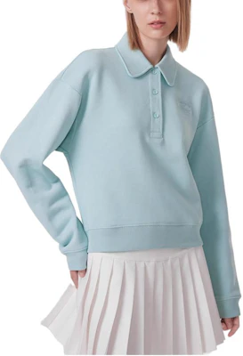 (Women) Lacoste FW23 Letter Print Polo Collar Long Sleeve Sweatshirt SF3469-LGF Lookbook (Women) Lacoste FW23 Letter Print Polo Collar Long Sleeve Sweatshirt SF3469-LGF