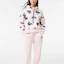 Shop (Women) Lacoste Holiday Logo Printed Hoodie in Pink SF9215-T03