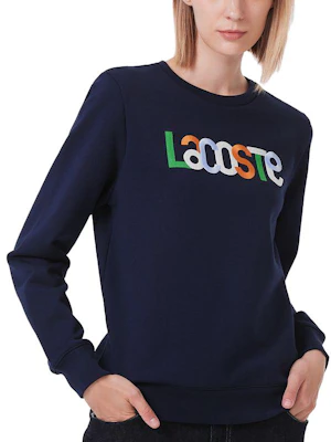 (Women) Lacoste Letter Crewneck Long-Sleeve Sweatshirt - Navy Blue SF7070-166 Lookbook (Women) Lacoste Letter Crewneck Long-Sleeve Sweatshirt - Navy Blue SF7070-166