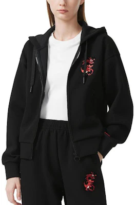 (Women) Lacoste Lunar New Year Cartoon Hoodie Black SF3941-031 Lookbook (Women) Lacoste Lunar New Year Cartoon Hoodie Black SF3941-031