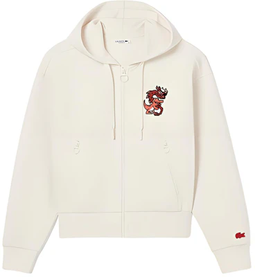 (W) Lacoste農曆新年卡通連帽衫奶油白 SF3941-XFJ Buy (W) Lacoste農曆新年卡通連帽衫奶油白 SF3941-XFJ