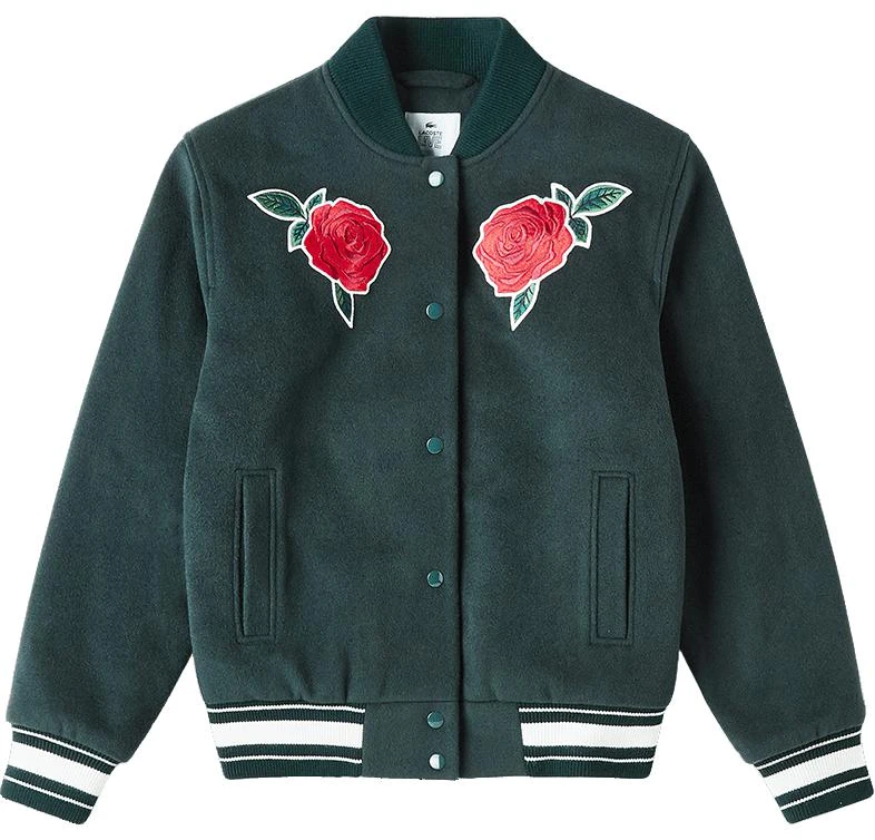 women-lacoste-minimalist-dark-green-long-sleeve-baseball-jacket-bf-8143-1