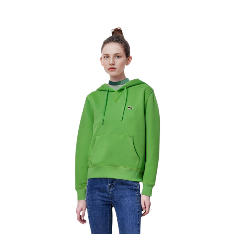 (Women) Lacoste Oversized Hoodie IXU Chestnut Green Colorway SF8346-IXU 圖 4