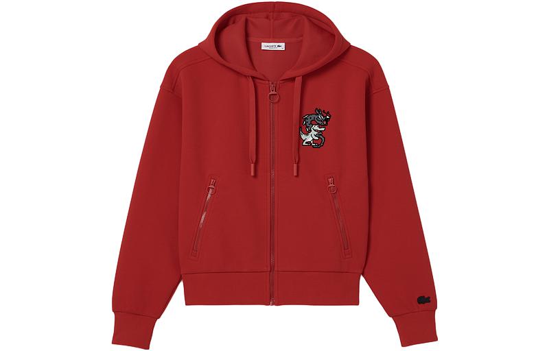 Order (W) Sudadera Lacoste Roja Año Nuevo Lunar Dragón Dibujos Animados. SF3941-240