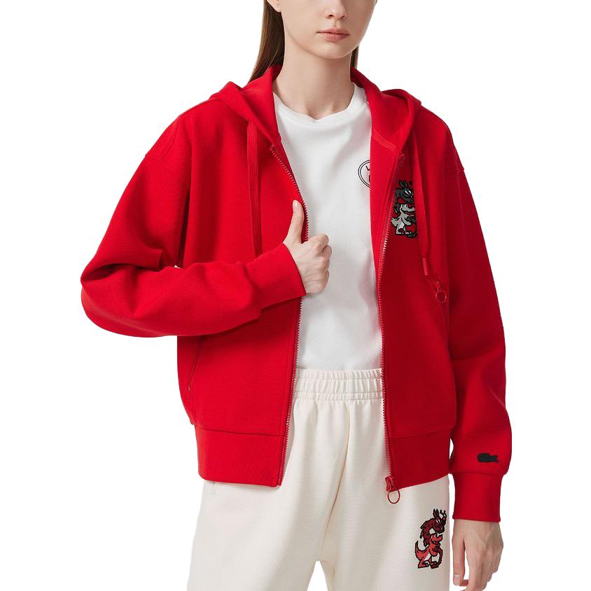 Shop (W) Sudadera Lacoste Roja Año Nuevo Lunar Dragón Dibujos Animados. SF3941-240