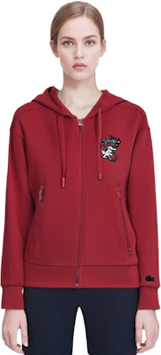 (W) Sudadera Lacoste Roja Año Nuevo Lunar Dragón Dibujos Animados. SF3941-240 Details for (W) Sudadera Lacoste Roja Año Nuevo Lunar Dragón Dibujos Animados. SF3941-240