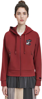 (W) Sudadera Lacoste Roja Año Nuevo Lunar Dragón Dibujos Animados. SF3941-240 Sizing (W) Sudadera Lacoste Roja Año Nuevo Lunar Dragón Dibujos Animados. SF3941-240