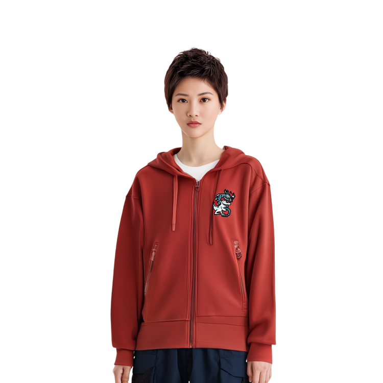 Cheap (W) Sudadera Lacoste Roja Año Nuevo Lunar Dragón Dibujos Animados. SF3941-240