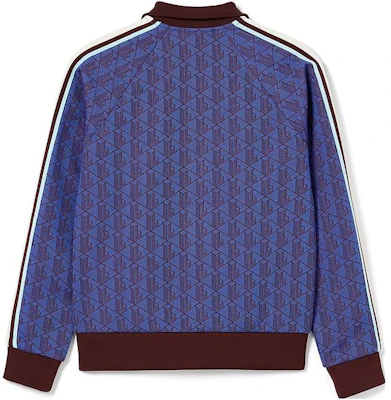 (Women) Lacoste Retro Striped Colorblock Zip-Up Sweatshirt Blue SF0856-NJI Lookbook (Women) Lacoste Retro Striped Colorblock Zip-Up Sweatshirt Blue SF0856-NJI