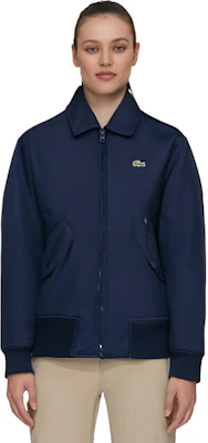 (Women) Lacoste Solid Color Zip-Up Collar Jacket BF5838-166 Purchase (Women) Lacoste Solid Color Zip-Up Collar Jacket BF5838-166