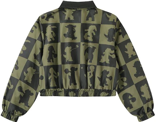 (Women) Lacoste SS23 Green Jacket with Rabbit Print and Zipper BF7388-Y2I Lookbook (Women) Lacoste SS23 Green Jacket with Rabbit Print and Zipper BF7388-Y2I