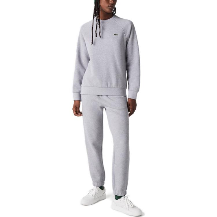 Shop (Women) Lacoste SS23 Simple Casual Pullover Crewneck Sweatshirt SF7073CCA-CCA