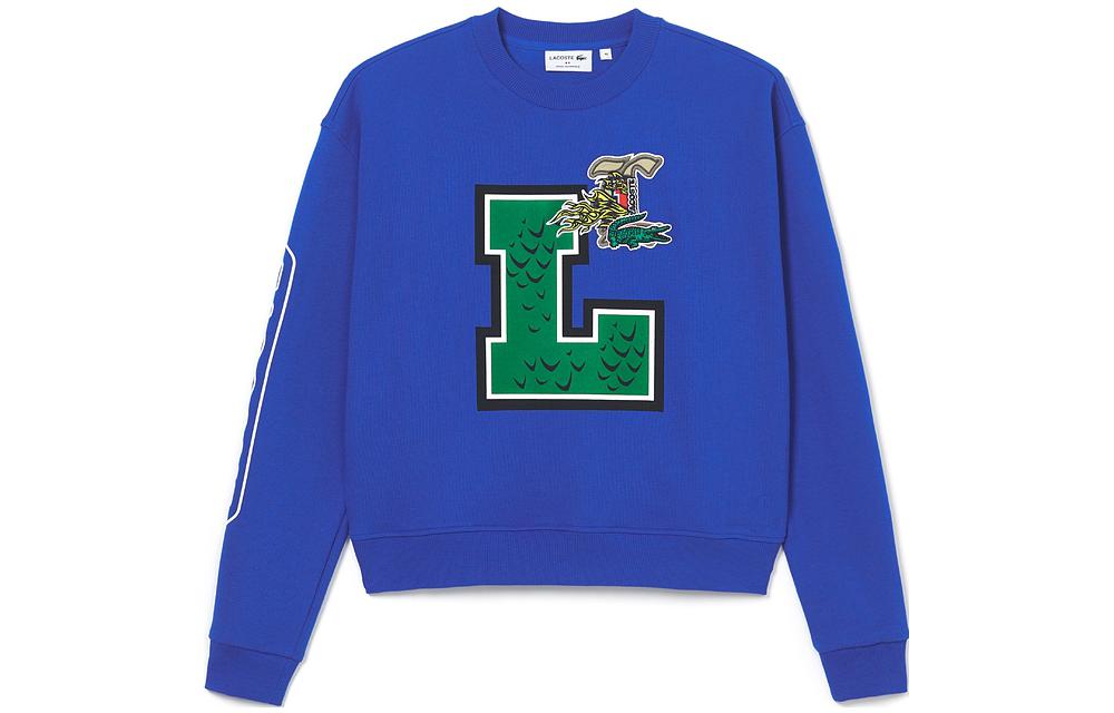 (Women) Lacoste Stylish College Letter Sweatshirt - Navy Blue SF1411-143940