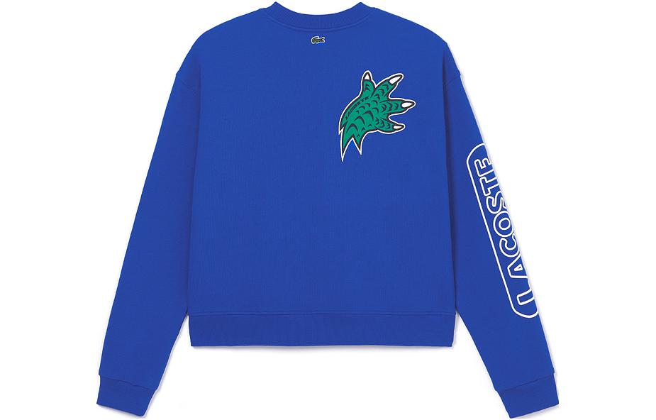 Lookbook (Women) Lacoste Stylish College Letter Sweatshirt - Navy Blue SF1411-143940