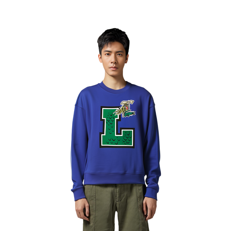 Details for (Women) Lacoste Stylish College Letter Sweatshirt - Navy Blue SF1411-143940