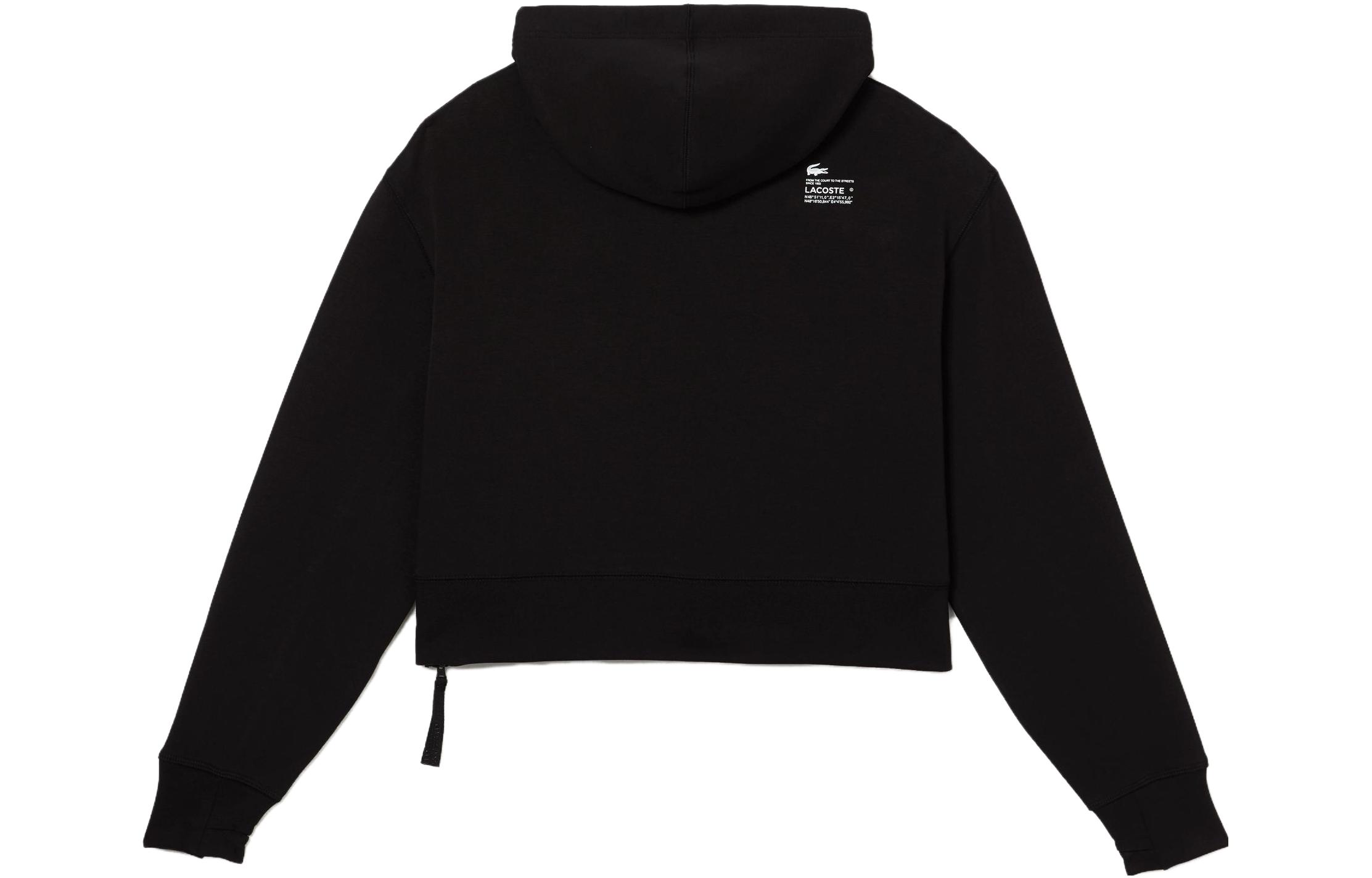 Lookbook (Women) Lacoste Sweatshirt Black - SS23 France Collection SF0281031