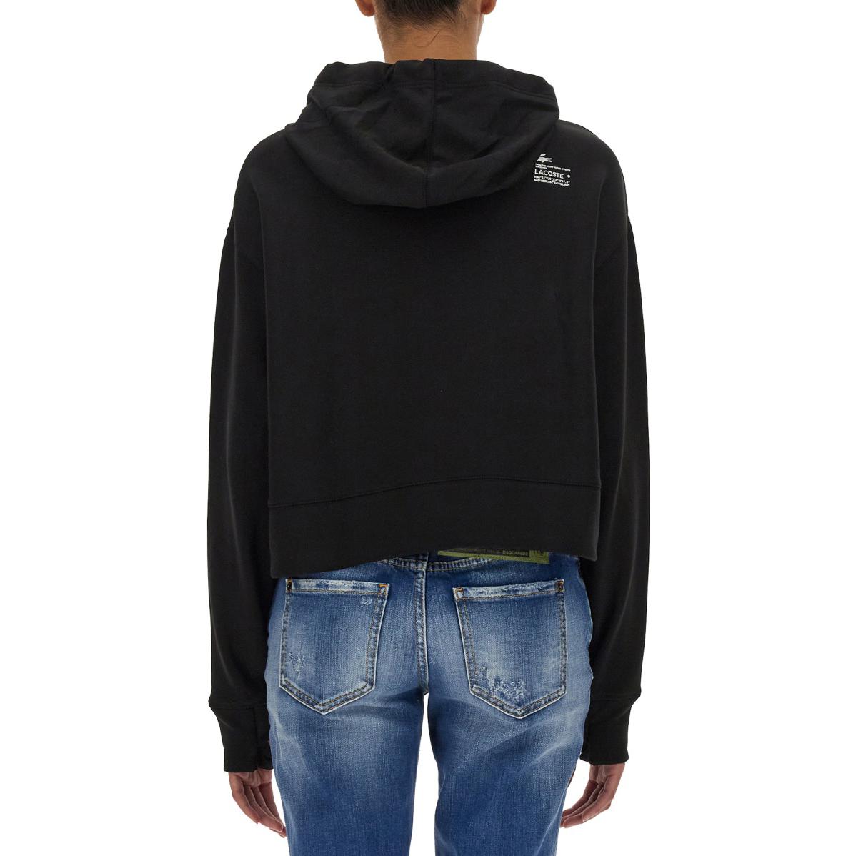 Purchase (Women) Lacoste Sweatshirt Black - SS23 France Collection SF0281031